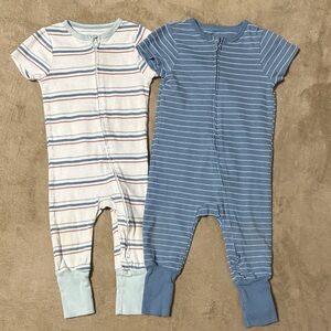 Cloud Island One Piece Set - Blue and White